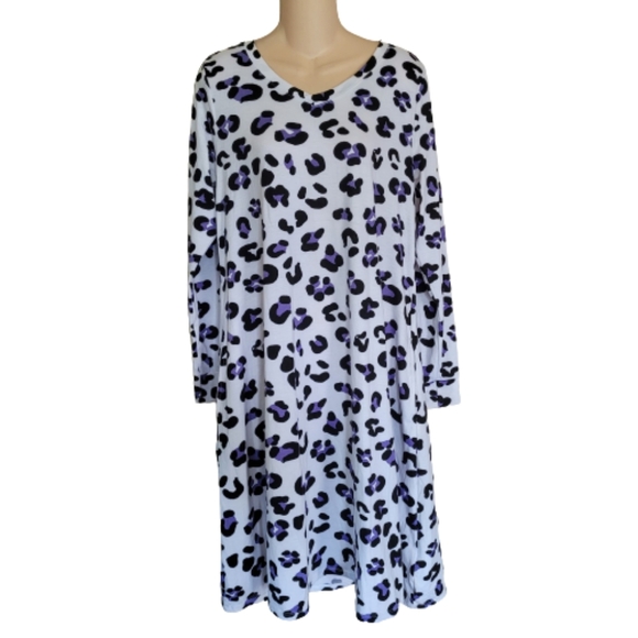 LulaRoe Emily Long Sleeve Animal Print Dress Size Women's Medium NEW with Tag - Picture 1 of 11